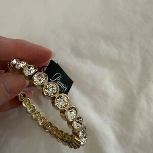 Premier Designs Gold Bracelet with Sparkling Accents